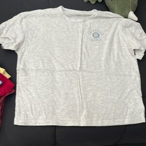 American Eagle Outfitters White Blouse Casual Top